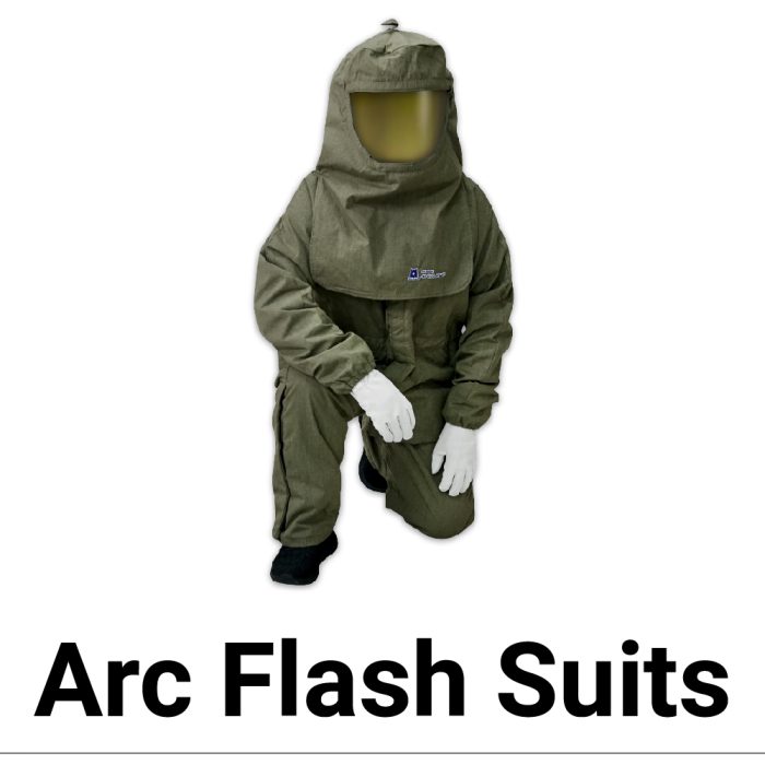 Bộ quần áo chống hồ quang ddienj bao gồm mũ trùm đầu, áo, quần